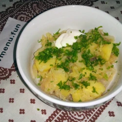 Рагу из картофеля с капустой