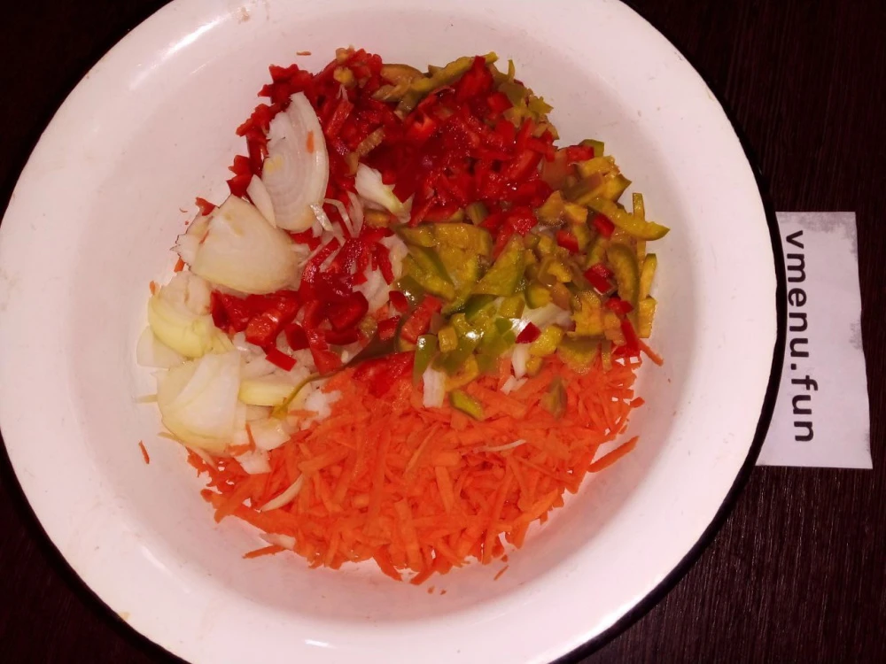 Лук и болгарский перец
