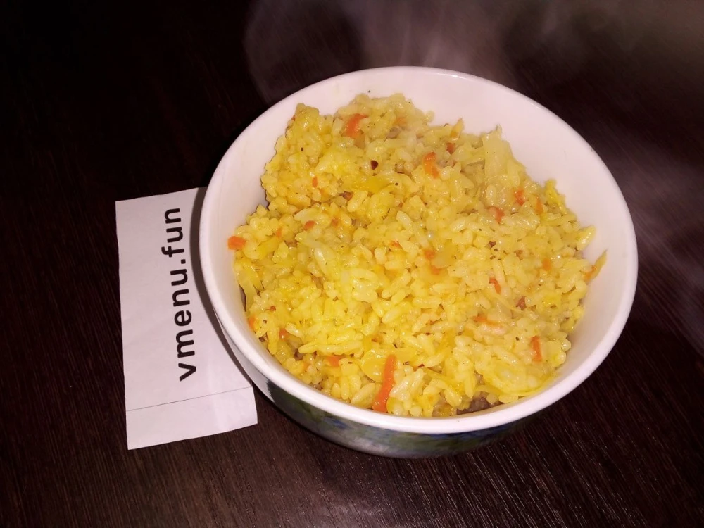 Плов с капустой готов
