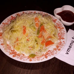 Фунчоза с овощами