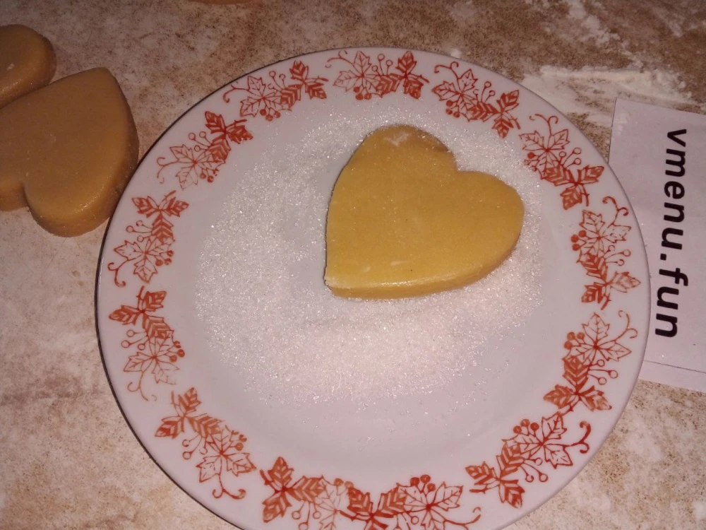 Украшение печенья сахарным песком