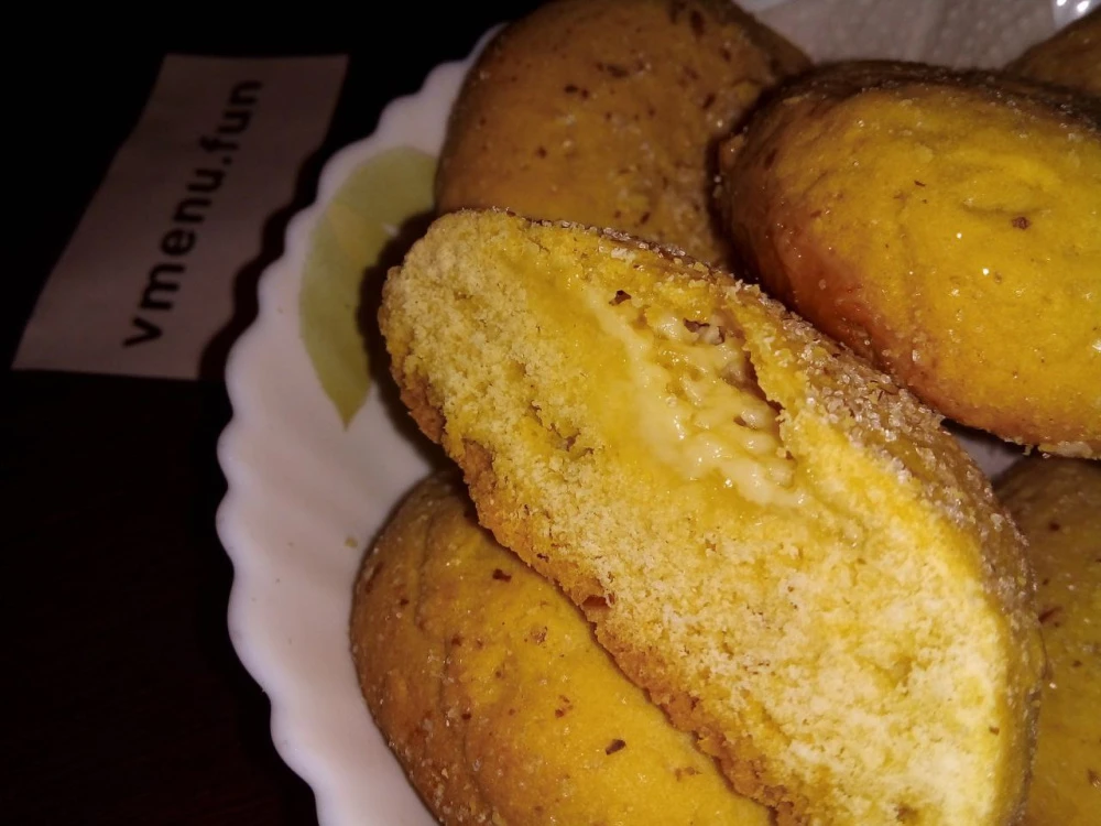 Домашние пряники со сгущёнкой внутри
