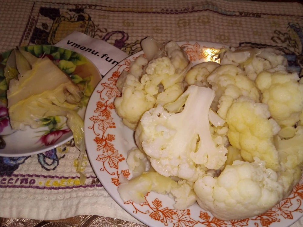 Разделка капусты на части