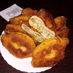 Пирожки с картошкой из теста без дрожжей и яиц