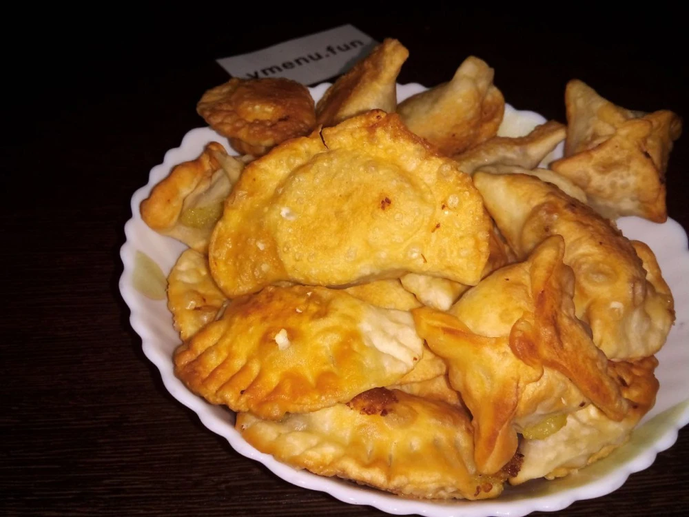 Жареные пельмени готовы