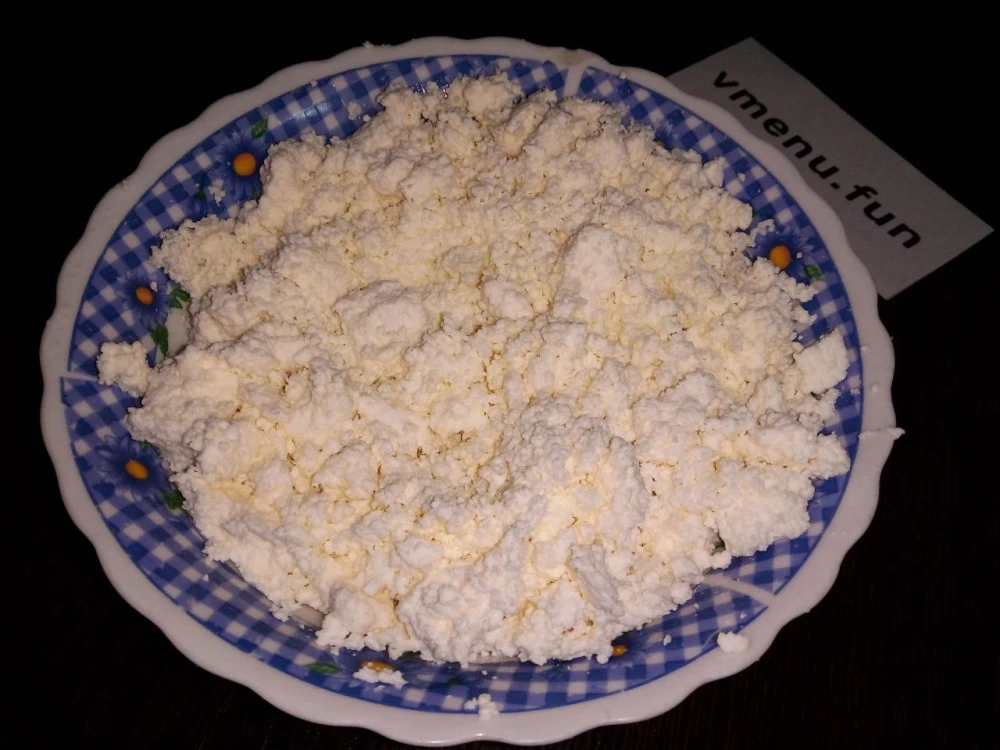Домашний творог из кефира купленного в магазине