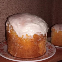 Деревенский пасхальный кулич