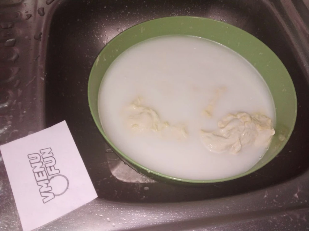 Промыть в воде