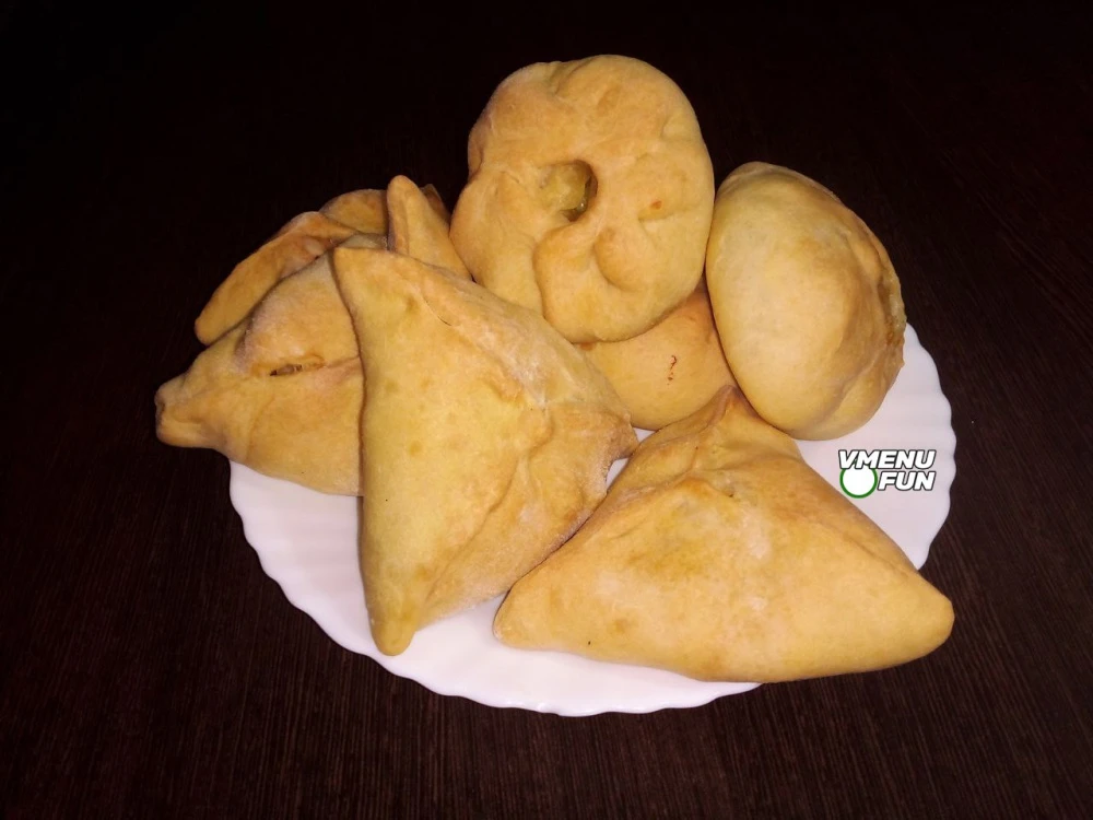 Пирожки с кабачками и картофелем из духовки