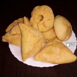 Пирожки с кабачками и картофелем из духовки