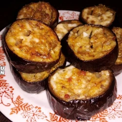 Баклажаны запечённые в духовке с чесноком и специями