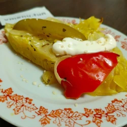 Стейк из капусты в духовке