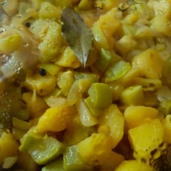 Кабачки жаренные с картошкой
